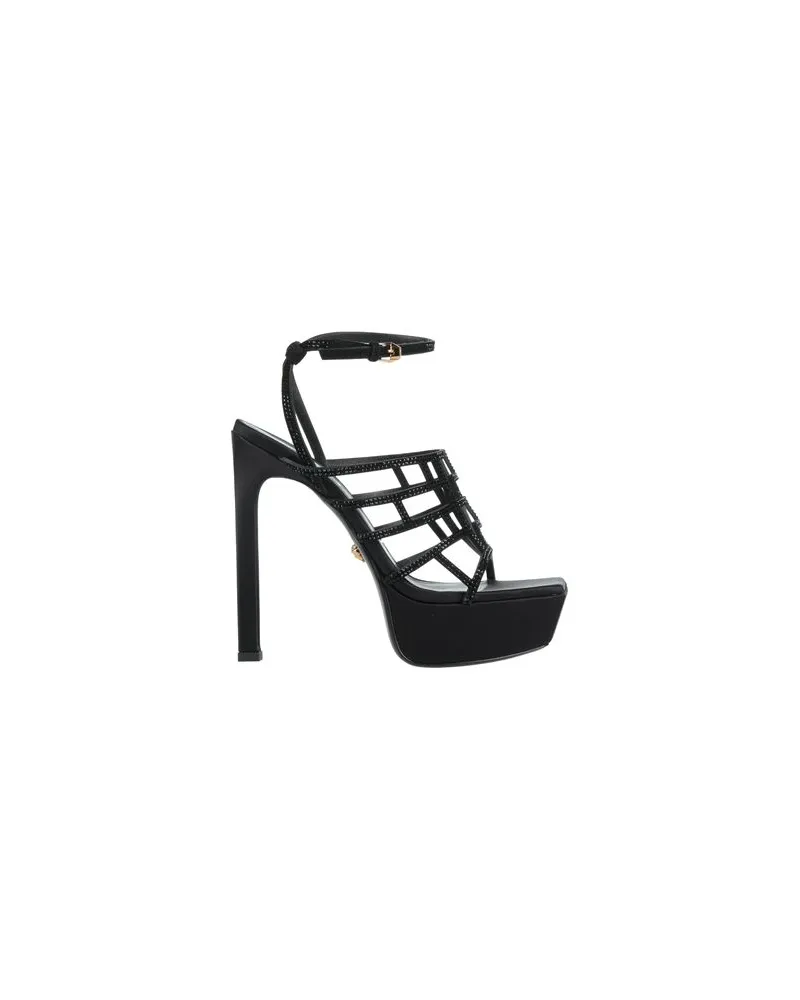 Versace SCHUHE - Sandalenauf YOOX.COM Schwarz