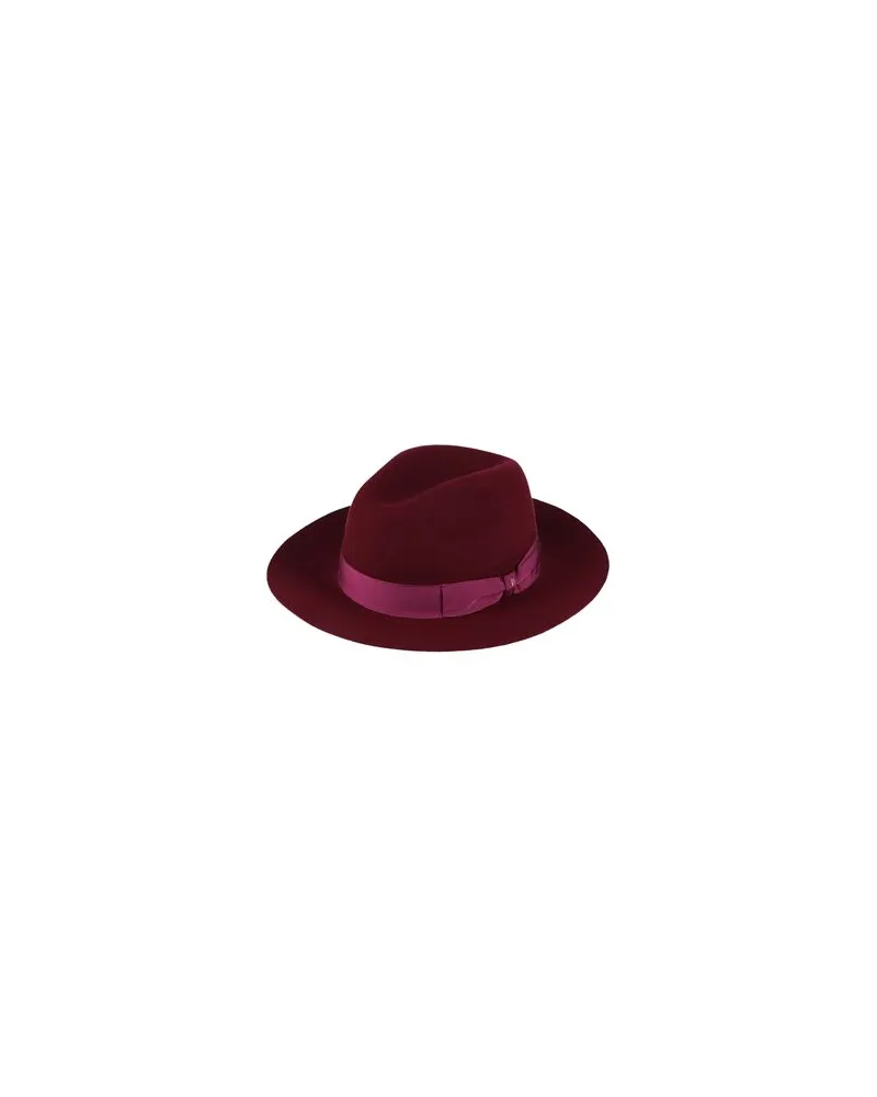 Borsalino ACCESSOIRES - Mützen & Hüteauf YOOX.COM Bordeaux