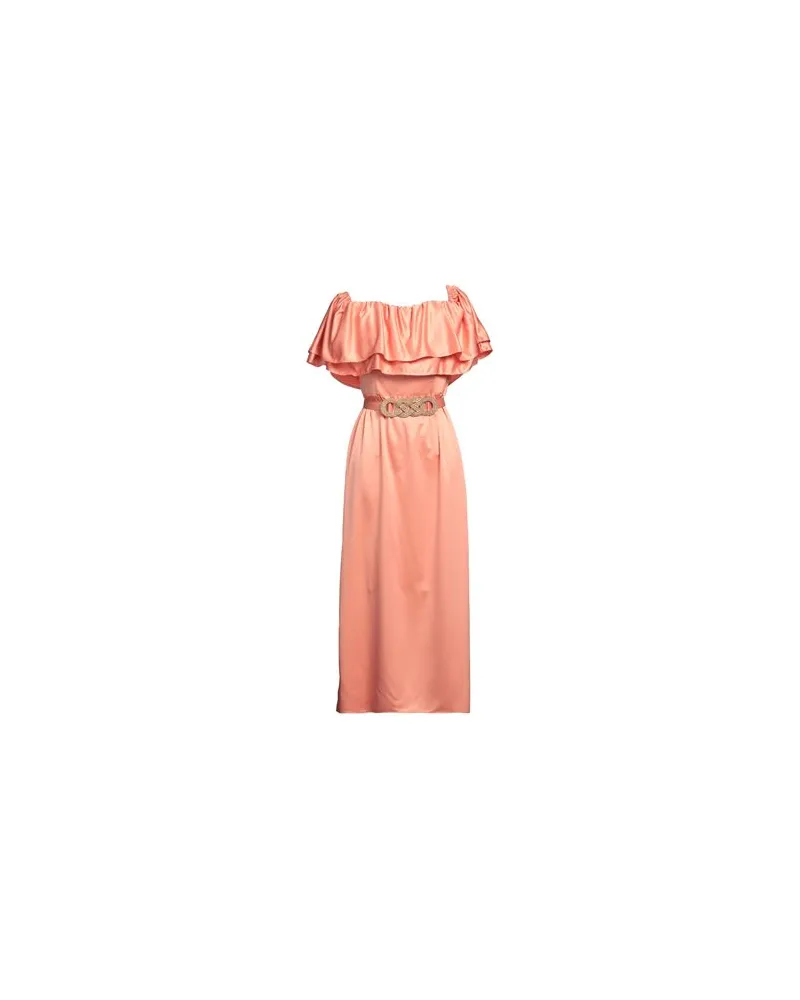 Simona Corsellini KLEIDER - Midi-Kleiderauf YOOX.COM Lachs