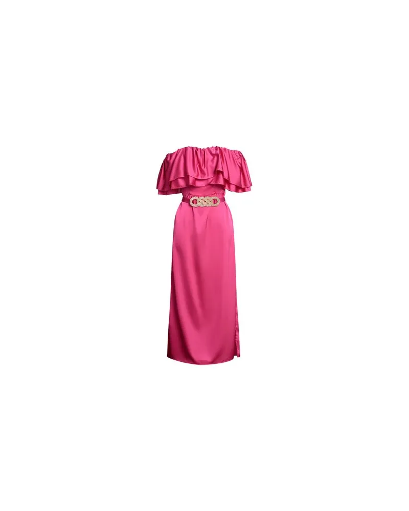 Simona Corsellini KLEIDER - Midi-Kleiderauf YOOX.COM Fuchsia