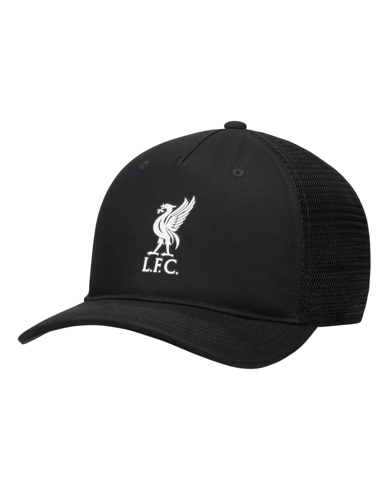 Nike Liverpool FC Rise  Fußball-Trucker-Cap - Schwarz Schwarz