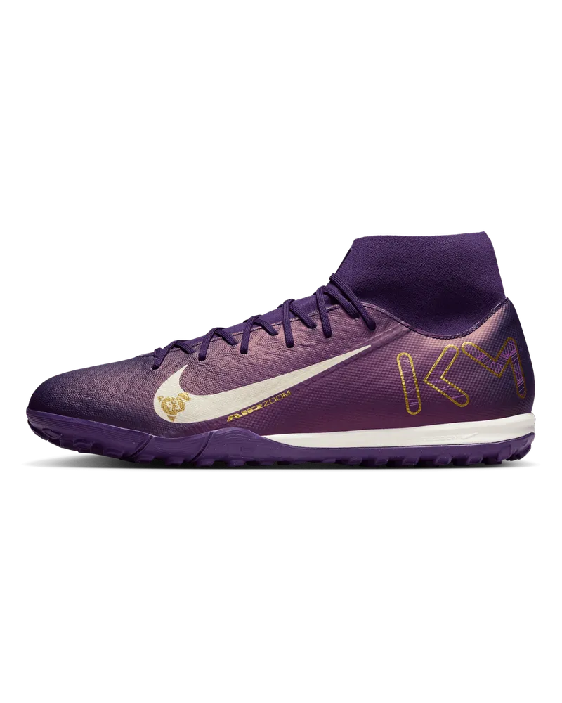 Nike Mercurial Superfly 10 Academy "Kylian Mbappé" TF High-Top-Fußballschuh - Lila Lila