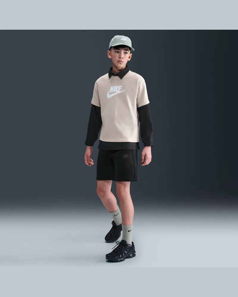 Nike Tech Fleece Shorts für ältere Kinder (Jungen) - Schwarz Schwarz