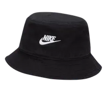 Apex Futura Bucket Hat im Washed-Look - Schwarz