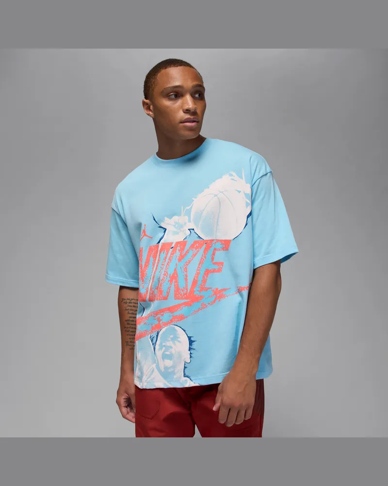 Jordan Neuauflage Oversize-T-Shirt (Herren) - Blau Blau