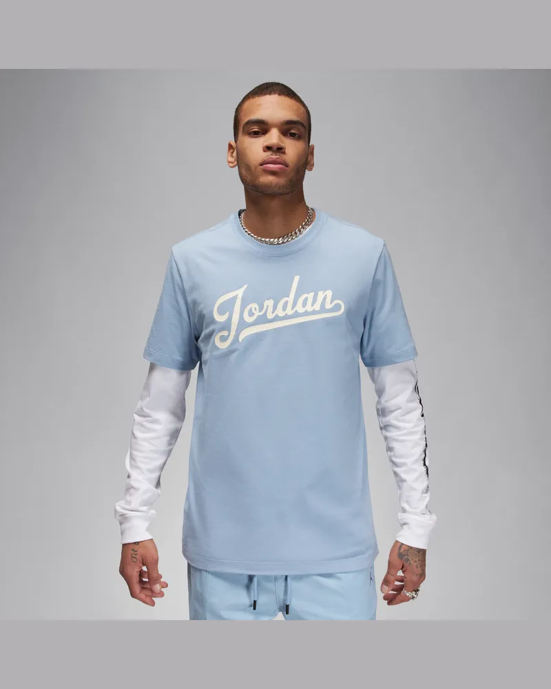 Jordan Flight MVP Herren-T-Shirt - Blau Blau