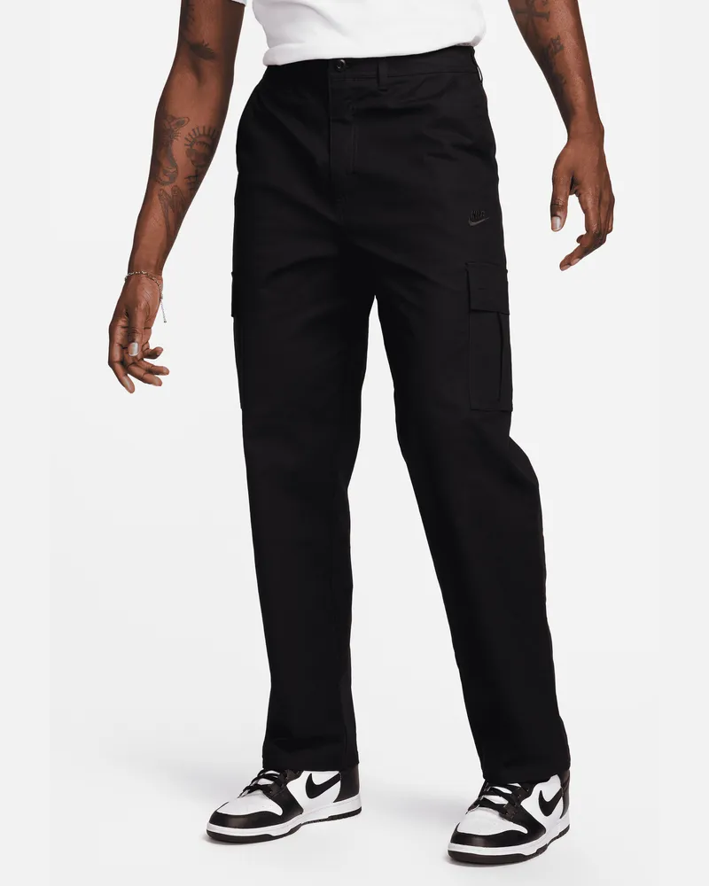 Nike Club Cargohose für Herren - Schwarz Schwarz