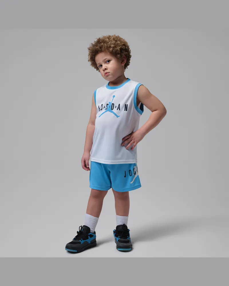 Jordan 2-teiliges Set aus Trikot und Shorts für jüngere Kinder - Blau Blau