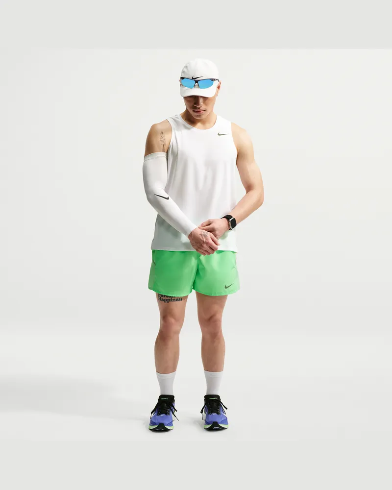 Nike Miler Dri-FIT Laufshorts mit Futter (ca. 13 cm, Herren) - Grün Grün