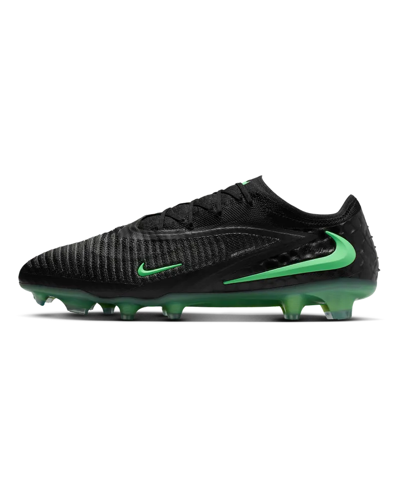 Nike Phantom 6 Low Elite Fußballschuh für normalen Rasen - Schwarz Schwarz