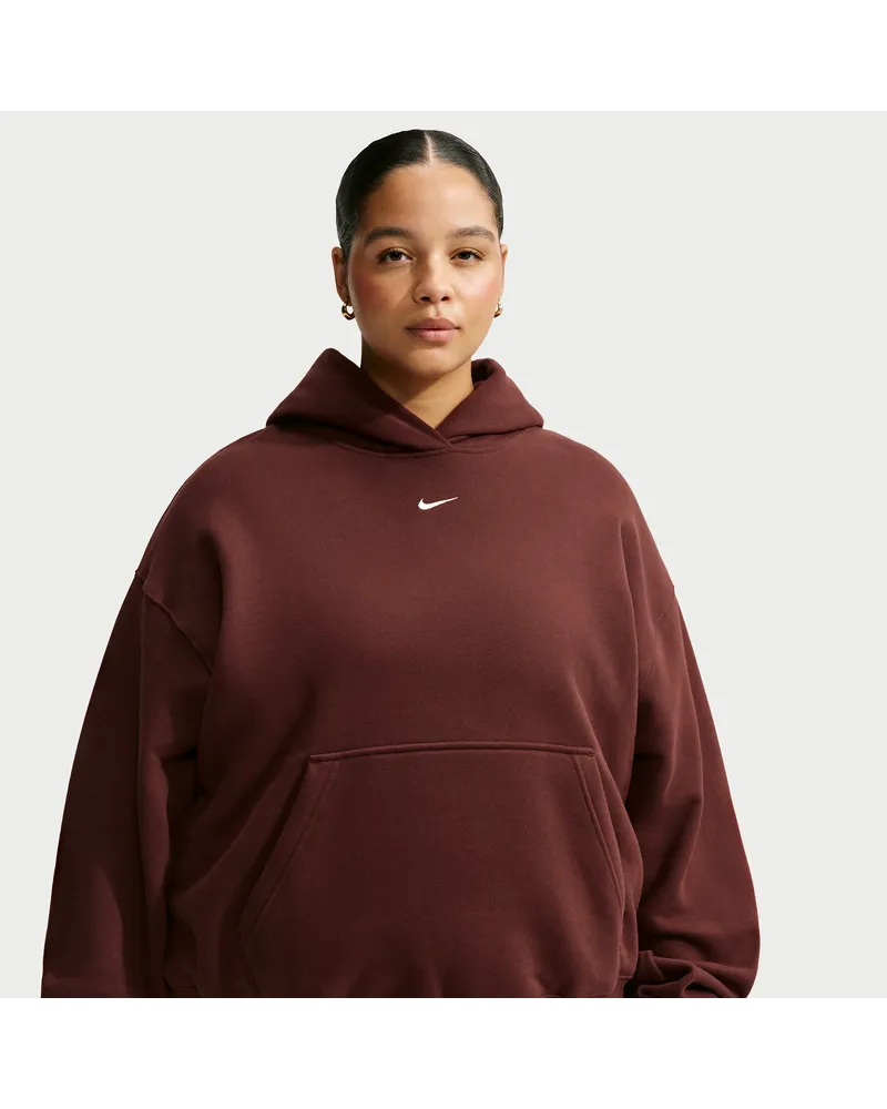 Nike Studio Fleece Medium Weight Oversize-Kapuzenpullover (Damen, große Größen) - Lila Lila
