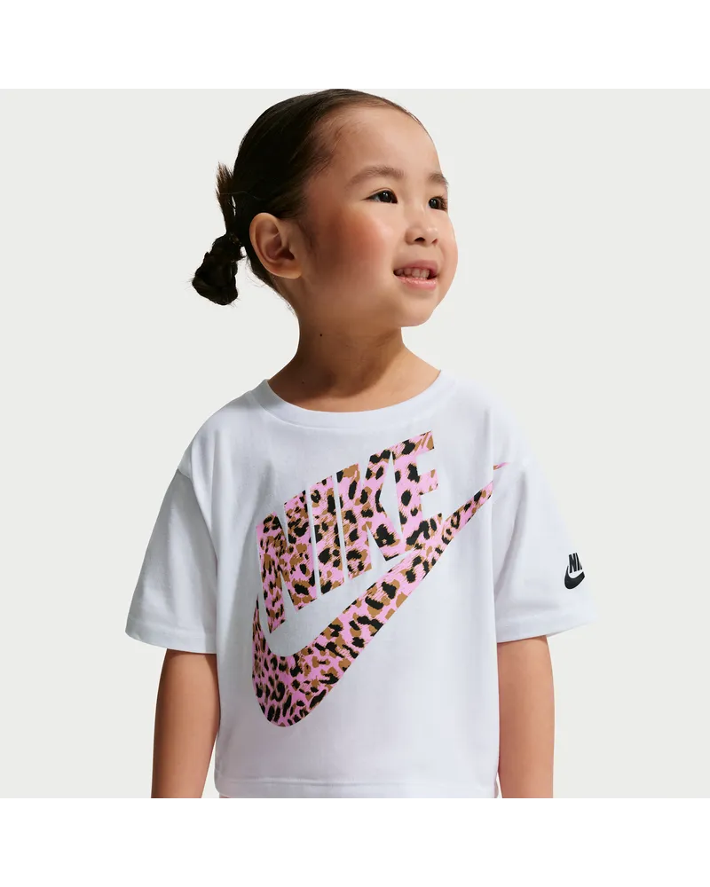 Nike T-Shirt mit Animal-Print für Kleinkinder - Weiß Weiß