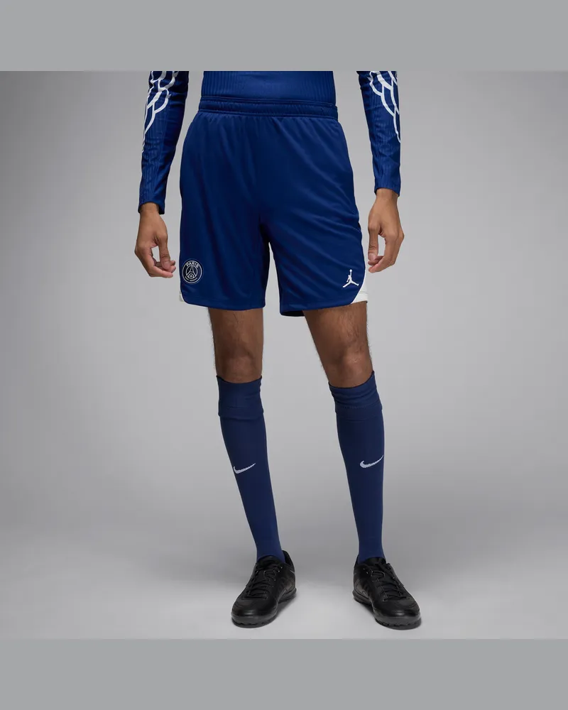 Jordan Paris Saint-Germain Strike Fourth  Dri-FIT-Fußballshorts aus Strickmaterial (Herren) - Blau Blau