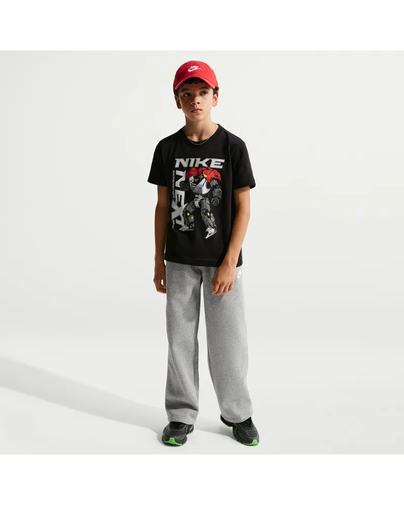 Nike weite Hose mit offenem Saum (Kinder) - Grau Grau