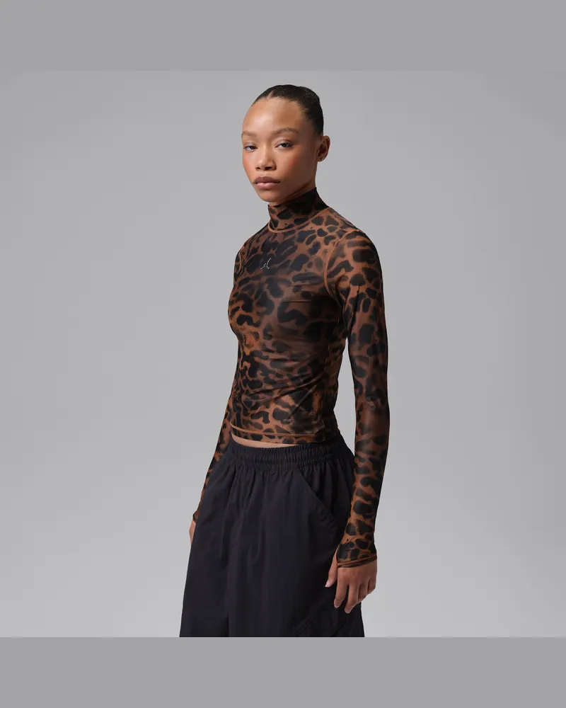 Jordan Flight Mesh-Longsleeve (Damen) - Braun Braun