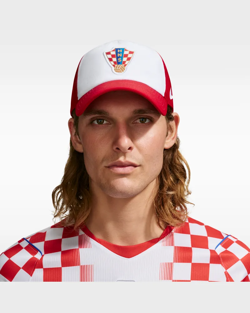 Nike Kroatien 2026/27  Club Cap Poly 5P - Rot Rot
