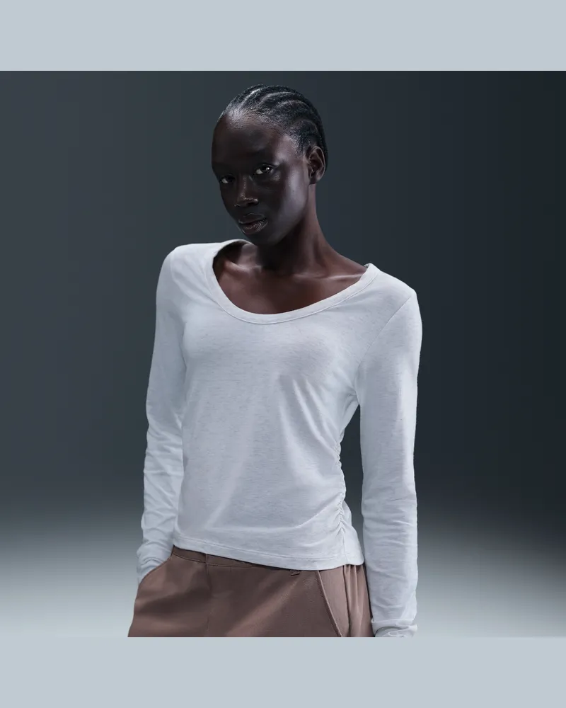Nike Sportswear Chill Knit Longsleeve (Damen) - Braun Braun