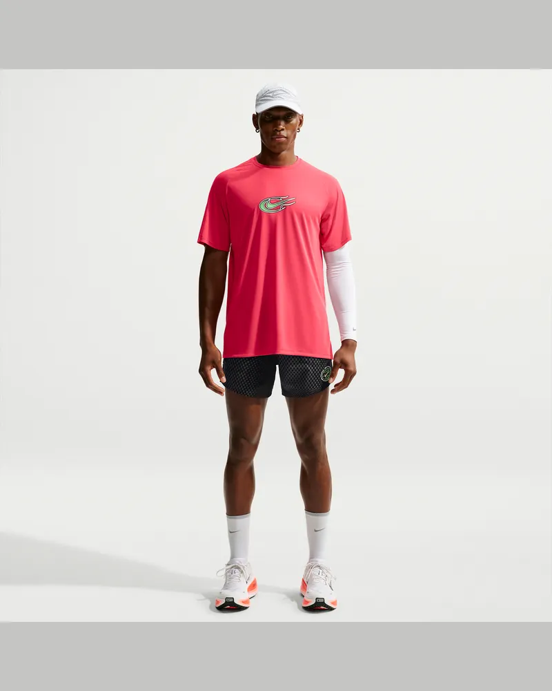 Nike Stride Dri-FIT Laufshorts mit integriertem Slip (ca. 12,5 cm) (Herren) - Schwarz Schwarz