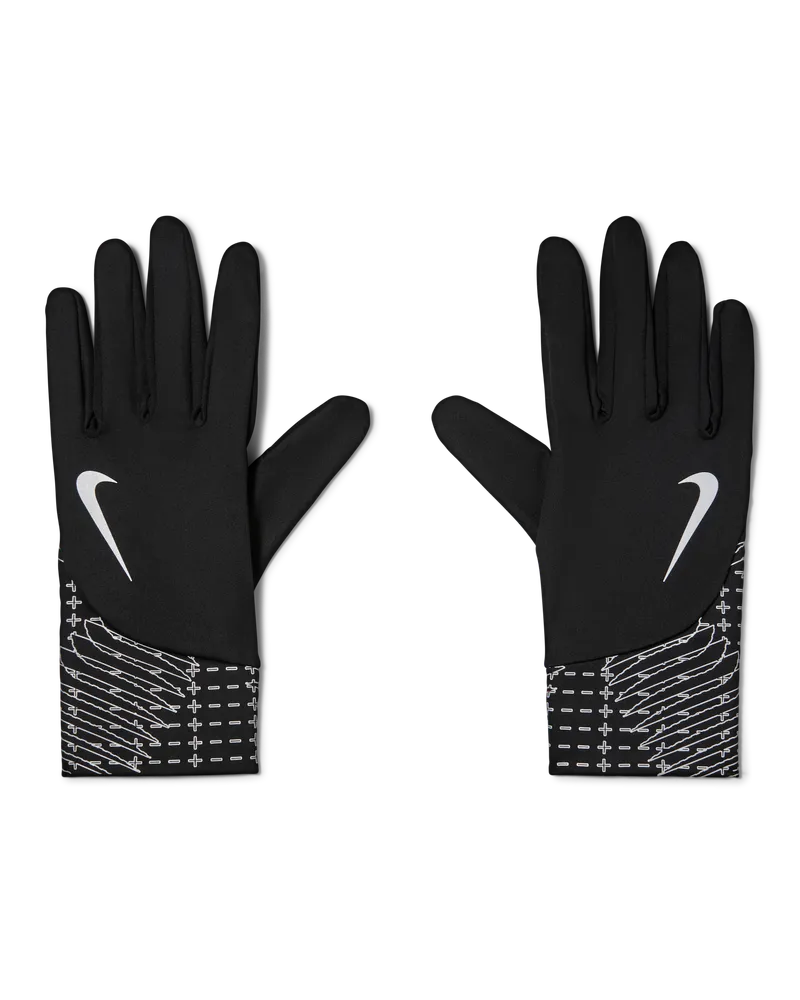 Nike Pacer leichte Therma-FIT-Handschuhe (Herren) - Schwarz Schwarz