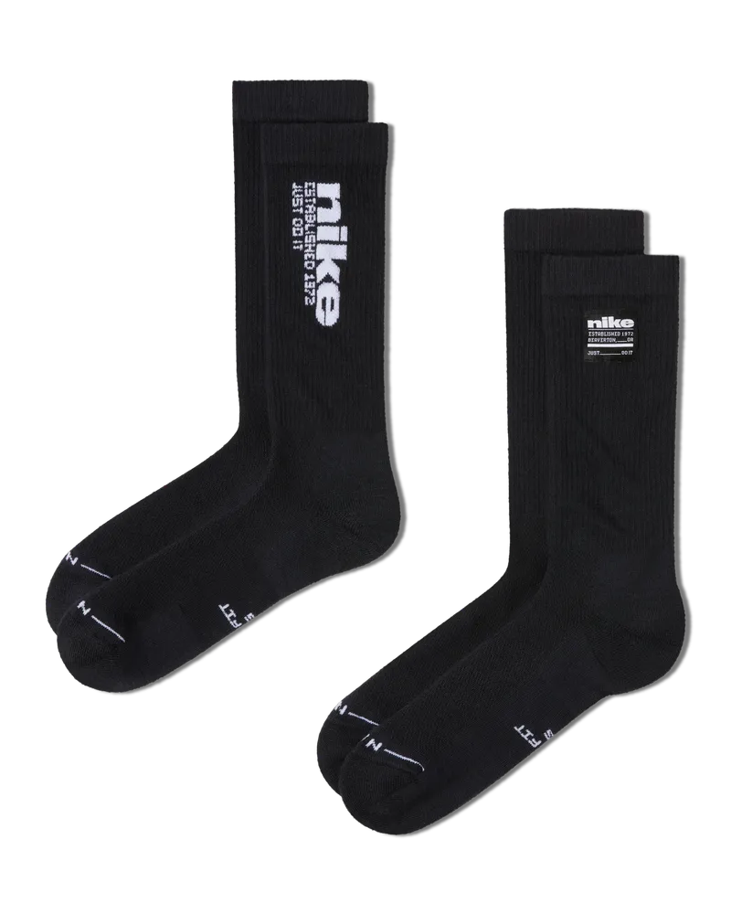 Nike Everyday Elevated Crew-Socken (2 Paar) - Multi-Color Multi-color