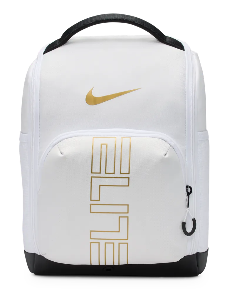 Nike Varsity Elite Tasche für Basketballschuhe (14 l) - Weiß Weiß