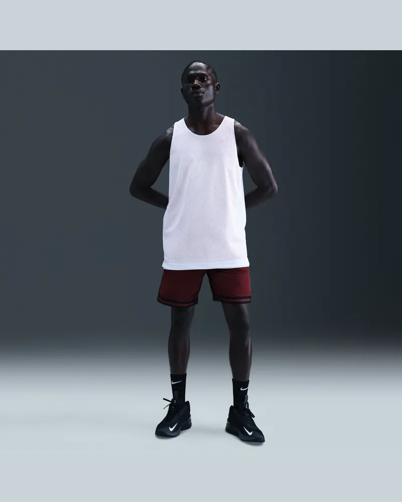 Nike DNA Dri-FIT Basketballshorts für Herren (ca. 20,5 cm) - Rot Rot