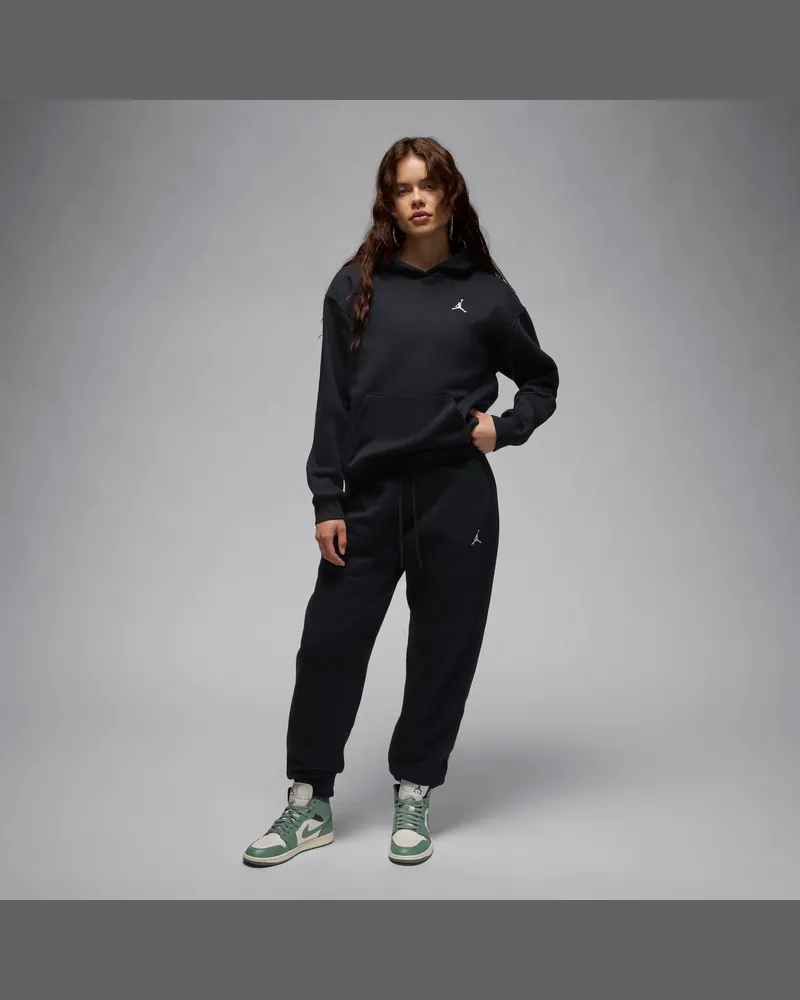 Jordan Brooklyn Fleece-Hoodie für Damen - Schwarz Schwarz