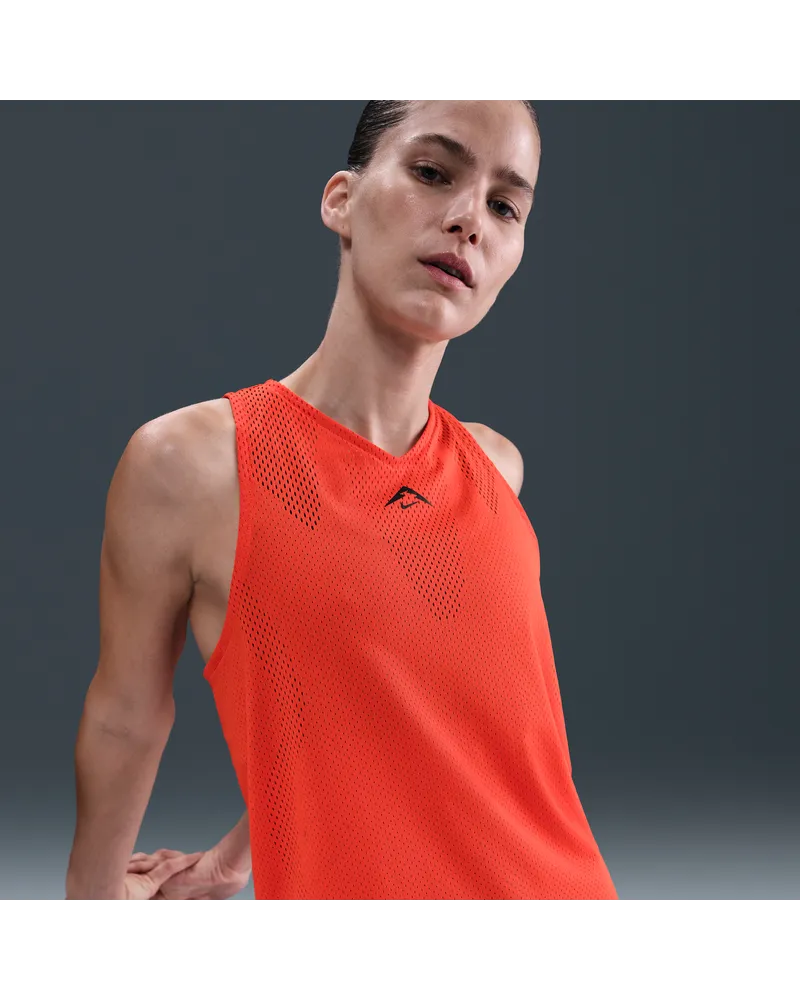Nike Trail Lauf-Singlet mit Dri-FIT ADV-Technologie (Damen) - Rot Rot