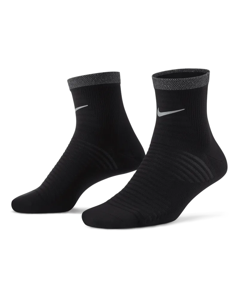 Nike Spark Lightweight Knöchelsocken zum Laufen - Schwarz Schwarz