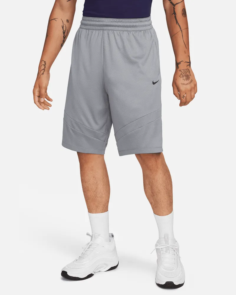 Nike Icon Dri-FIT Basketballshorts für Herren (ca. 30 cm) - Grau Grau