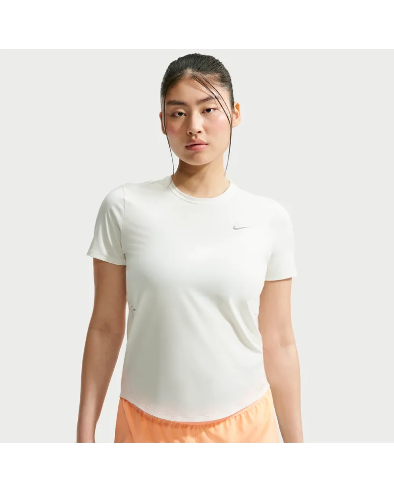 Nike Swift Dri-FIT Kurzarm-Laufoberteil (Damen) - Weiß Weiß