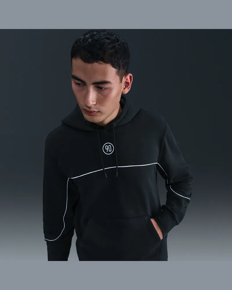 Nike Club Total 90 Fußball-Hoodie (Herren) - Schwarz Schwarz