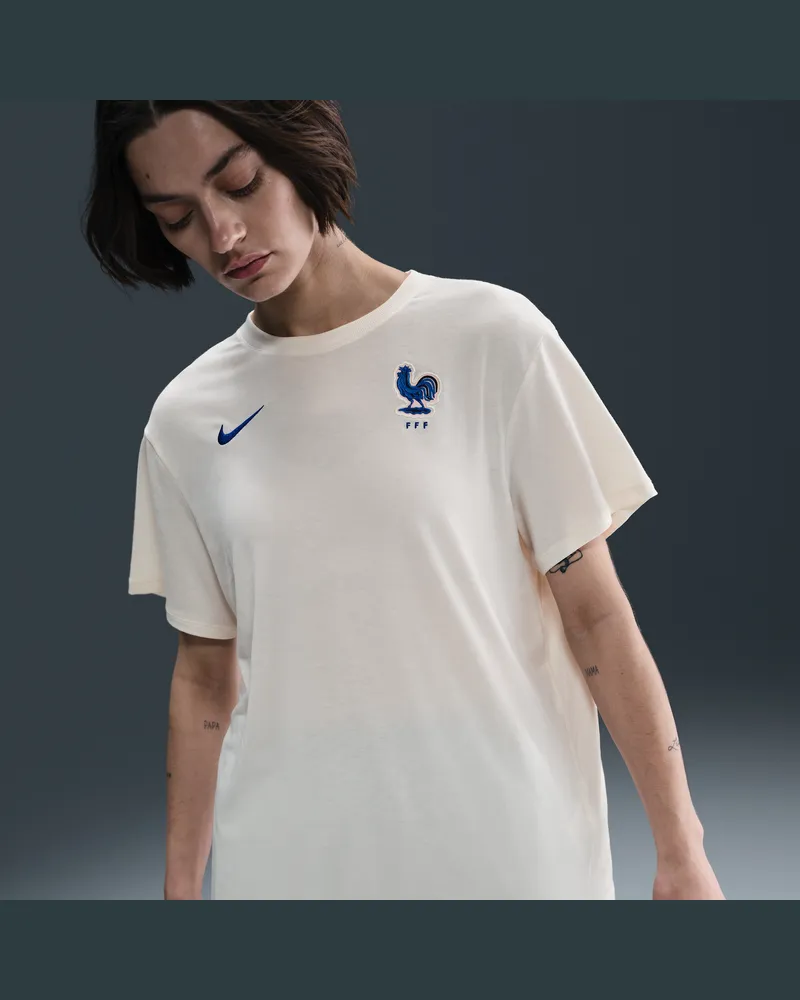 Nike FFF Relaxed  One Dri-FIT Fußball-Kurzarmshirt (Damen) - Braun Braun