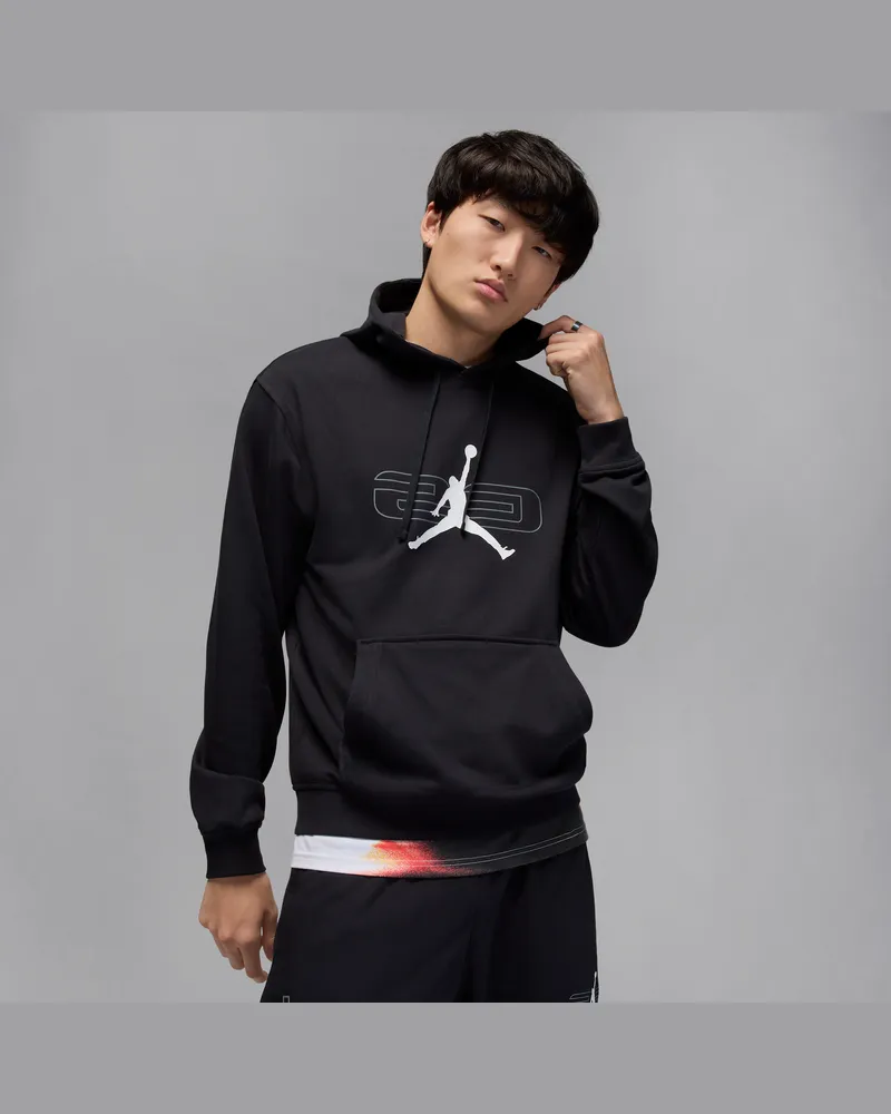 Jordan Sport Crossover Fleece-Hoodie für Herren - Schwarz Schwarz