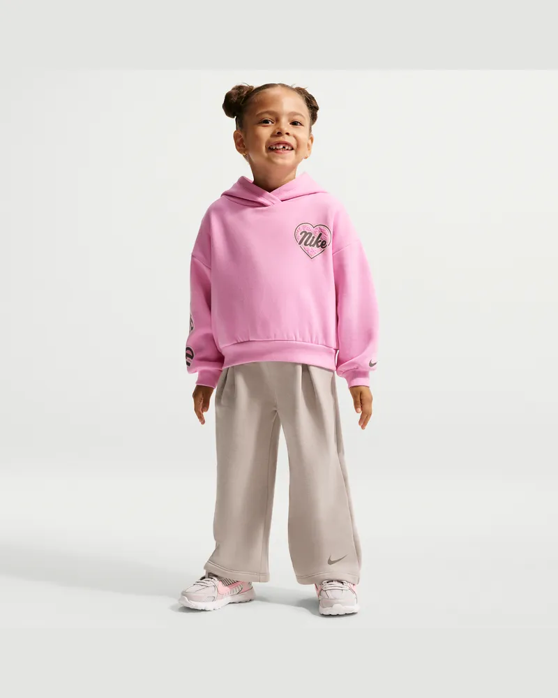 Nike Juxta-Girl 2-teiliges Set mit Hose mit weitem Bein für Kleinkinder - Braun Braun