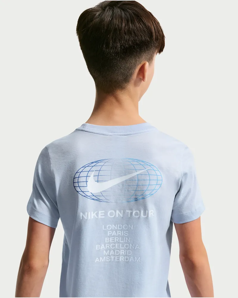 Nike Athletic-T-Shirt für ältere Kinder - Blau Blau