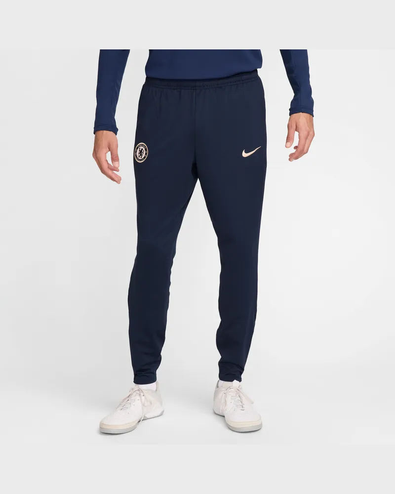 Nike FC Chelsea Strike  Dri-FIT Strick-Fußballhose für Herren - Blau Blau