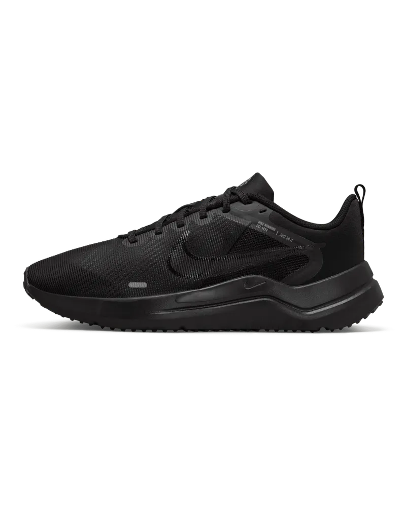 Nike Downshifter 12 Straßenlaufschuh für Damen - Schwarz Schwarz