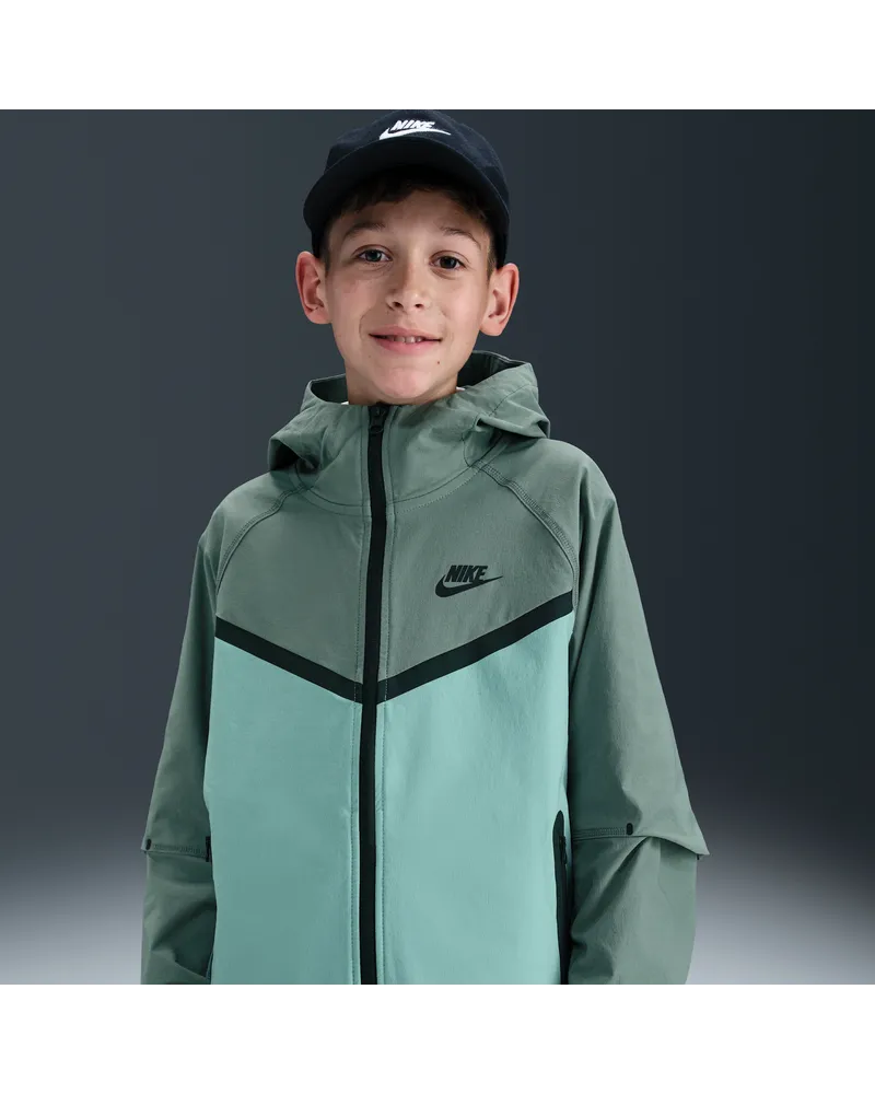 Nike Tech Webjacke (ältere Kinder, Jungen) - Grün Grün