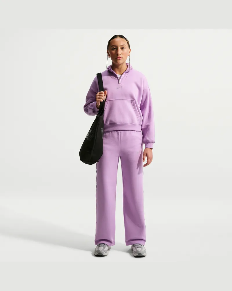 Nike Studio Fleece Hose (ältere Kinder, Mädchen) - Lila Lila