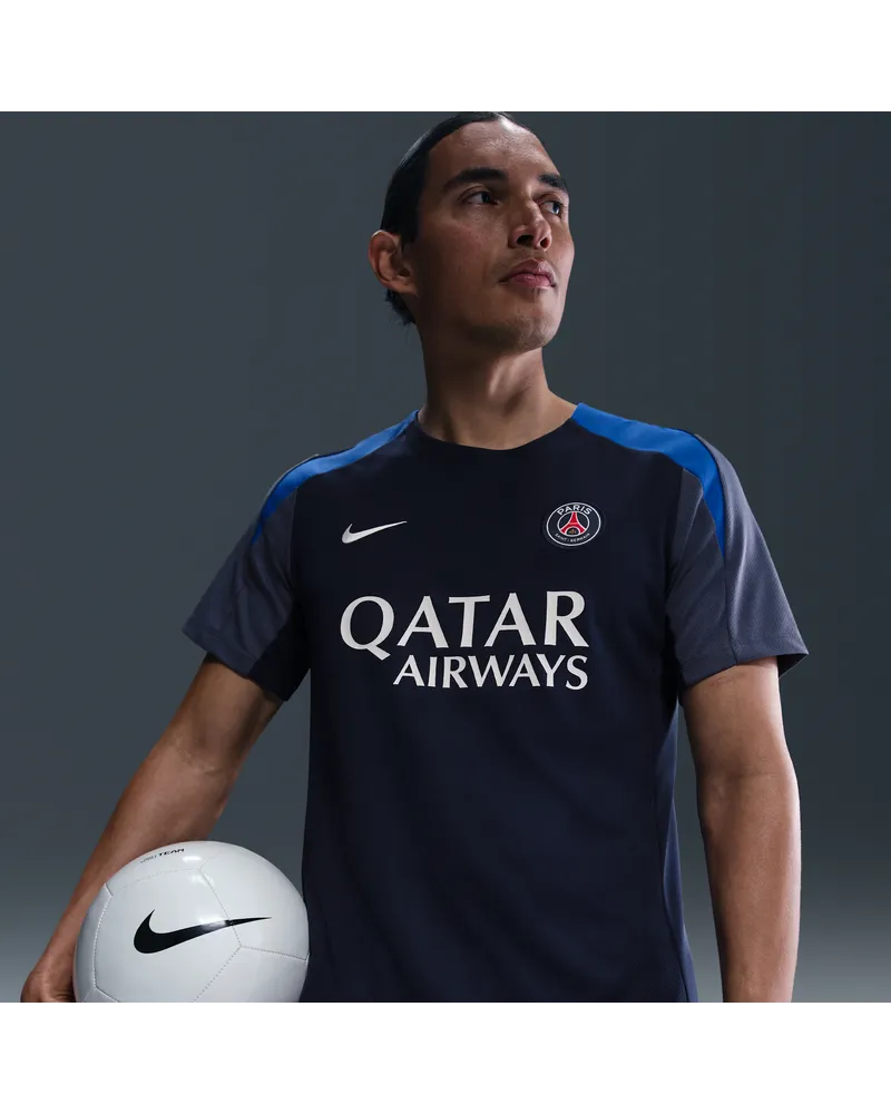 Nike Paris Saint-Germain Strike  Dri-FIT Kurzarm-Fußballoberteil (Herren) - Blau Blau