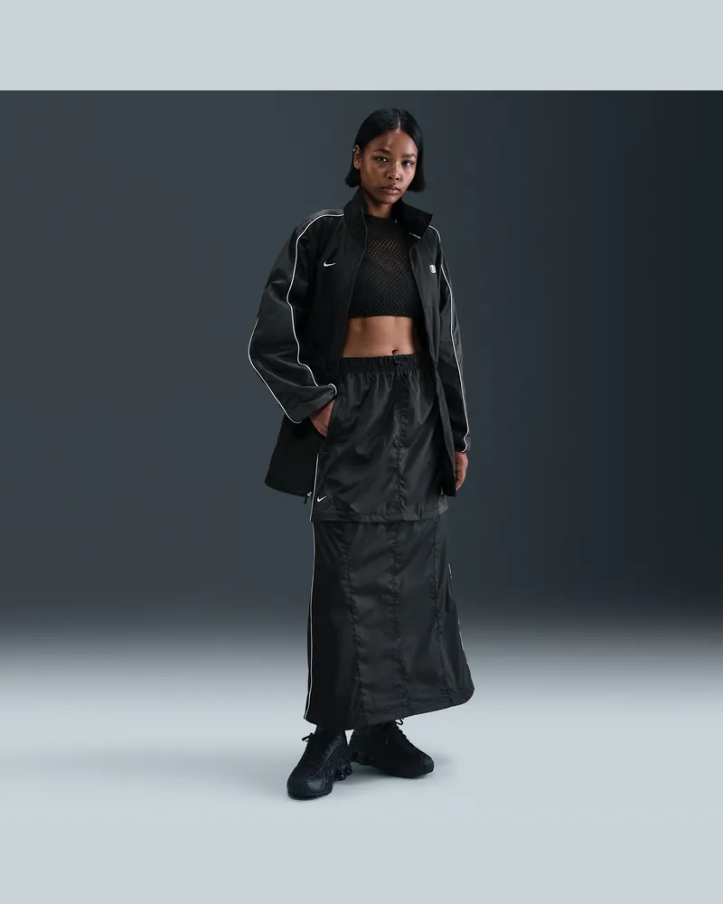 Nike Shox Zip-Off-Rock für Damen - Schwarz Schwarz