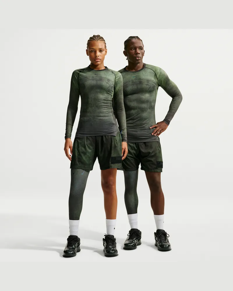 Nike Kevin Durant Single-Leg-Leggings für Herren (rechts) - Schwarz Schwarz