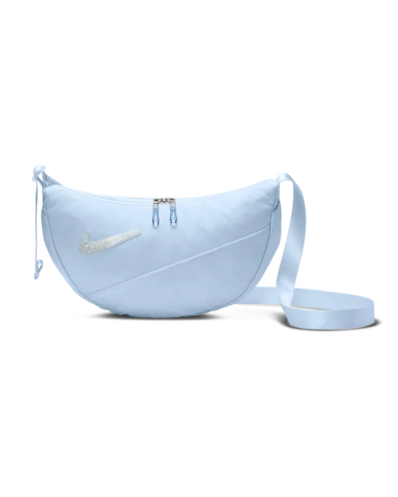 Nike Aura Artist Collection Crescent Crossbody-Tasche (4 l) für Damen - Blau Blau