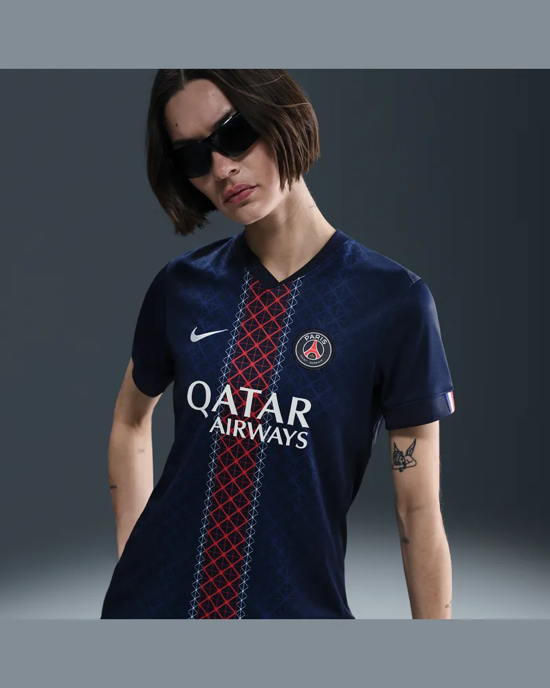 Nike Paris Saint-Germain 2025/26 Stadium Home  Replika-Fußballtrikot mit Dri-FIT-Technologie (Damen) - Blau Blau