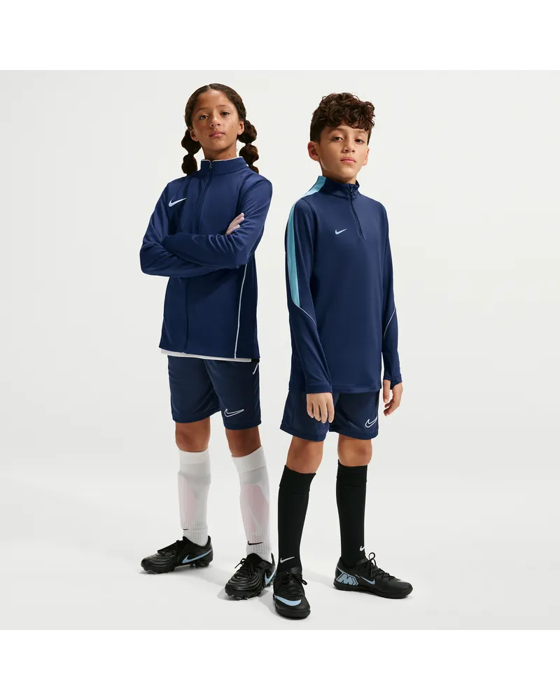 Nike Academy Dri-FIT Fußball Shorts aus Webmaterial (ältere Kinder) - Blau Blau