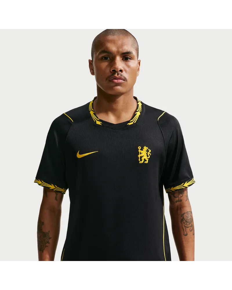 Nike FC Chelsea 2026/27 Stadion Auswärtsspiel  Dri-FIT Replika-Fußballtrikot (Herren) - Schwarz Schwarz