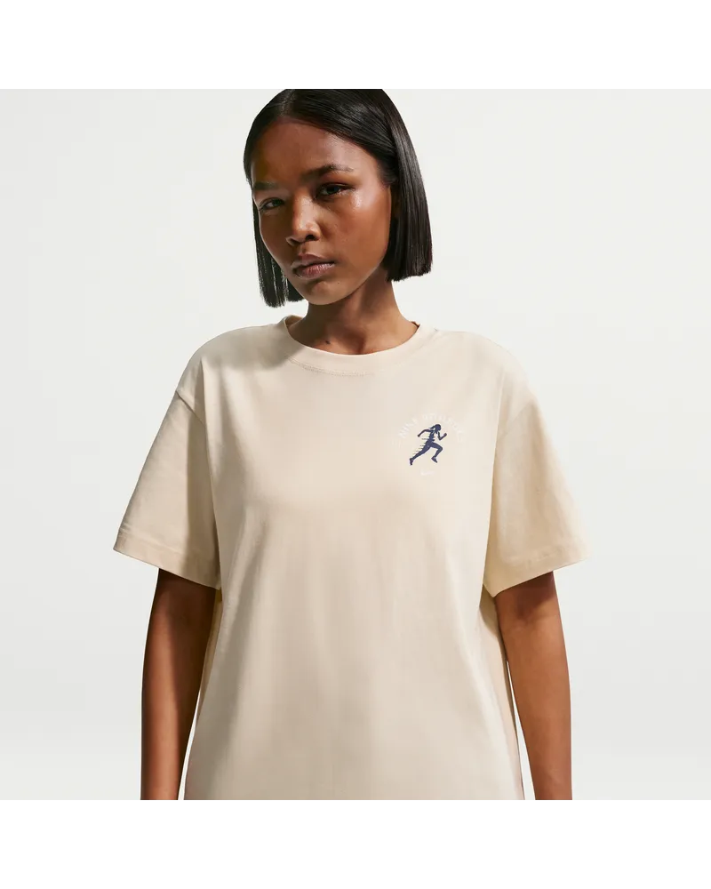 Nike Classic Oversize-T-Shirt (Damen) - Braun Braun