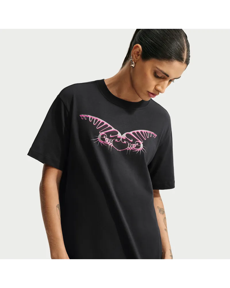 Nike T-Shirt (Damen) - Schwarz Schwarz