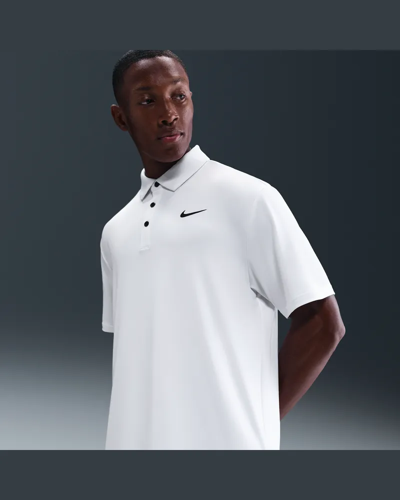 Nike Tour Golf-Poloshirt mit Dri-FIT-Techonologie (Herren) - Weiß Weiß